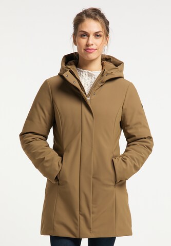 Usha Winter Jacket in Beige: front