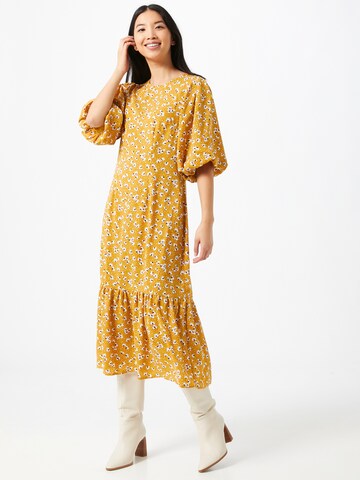 Louche Dress 'Zeyneb Petal Dot' in Yellow