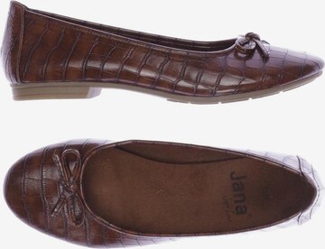 JANA Flats & Loafers in 38 in Brown: front