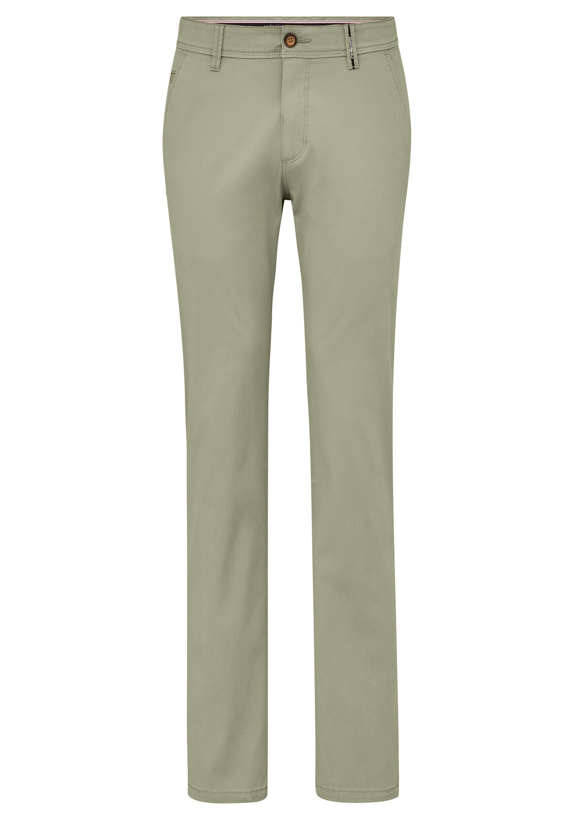 REDPOINT Chino Pants in Green: front