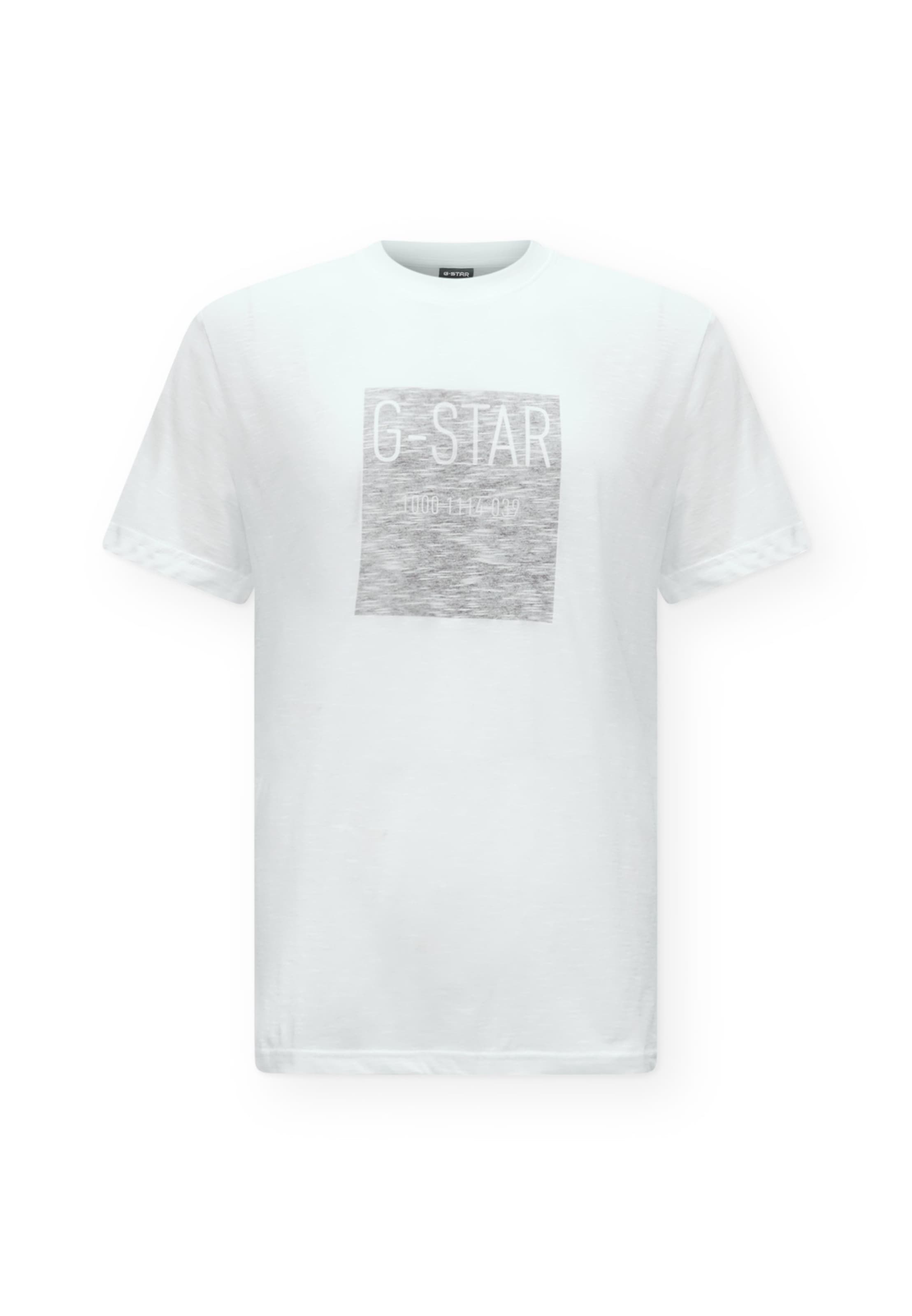 T-Shirt 'Inside Out' G-STAR en blanc : devant