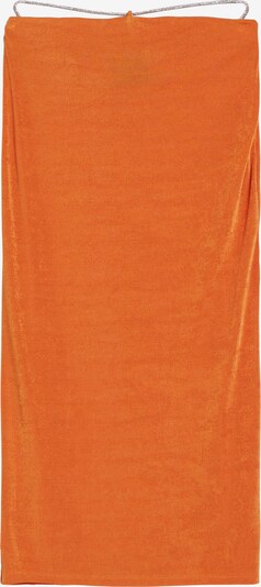 Bershka Skirt in Orange / Silver, Item view