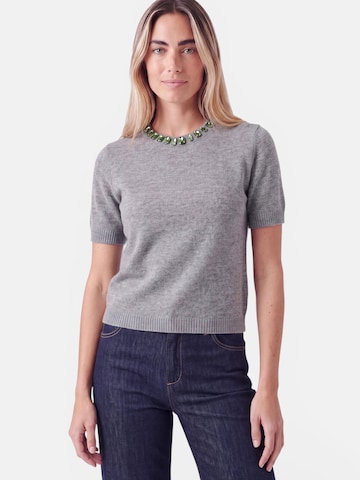Pull-over PRINCESS GOES HOLLYWOOD en gris : devant