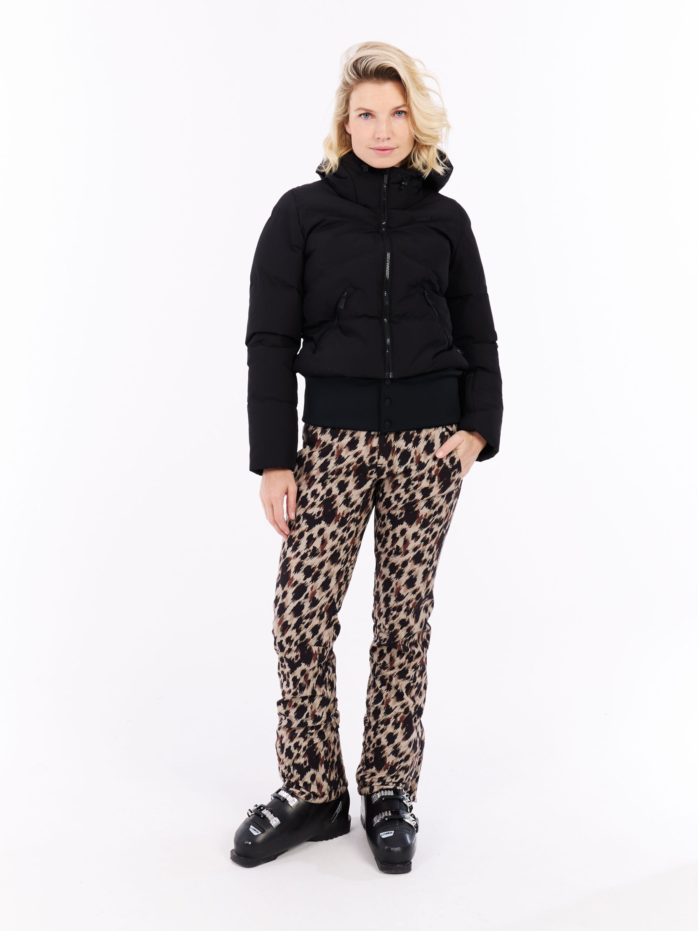 PROTEST Athletic Jacket 'PRTPreppy' in Black