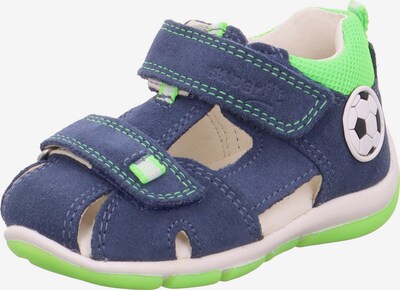 SUPERFIT Sandals & Slippers 'Freddy' in Dusty blue / Kiwi / Black / White, Item view