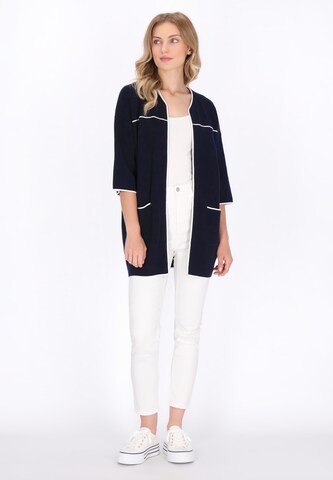 Cardigan DreiMaster Maritim en bleu