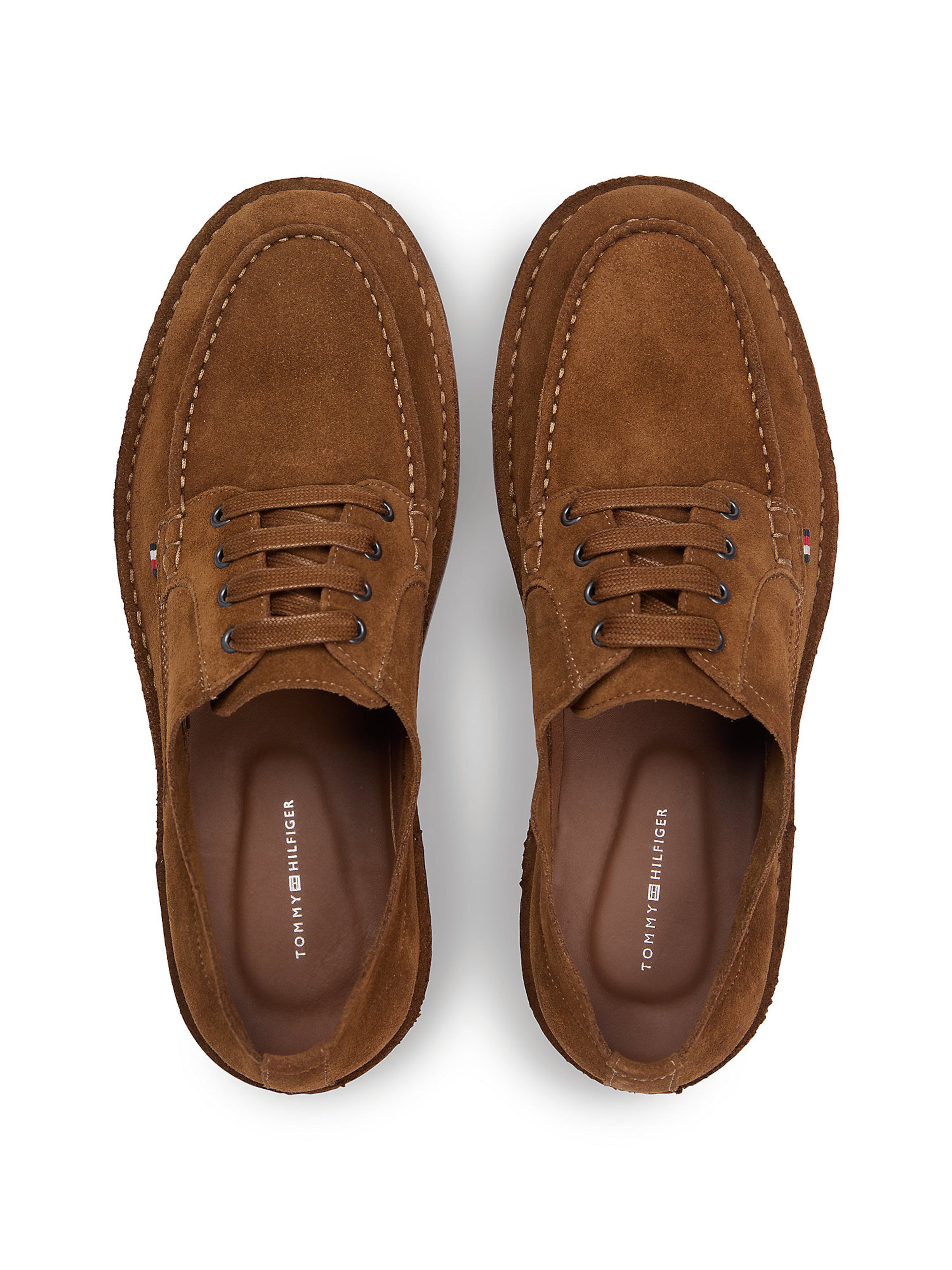 TOMMY HILFIGER Schnürschuh in Braun