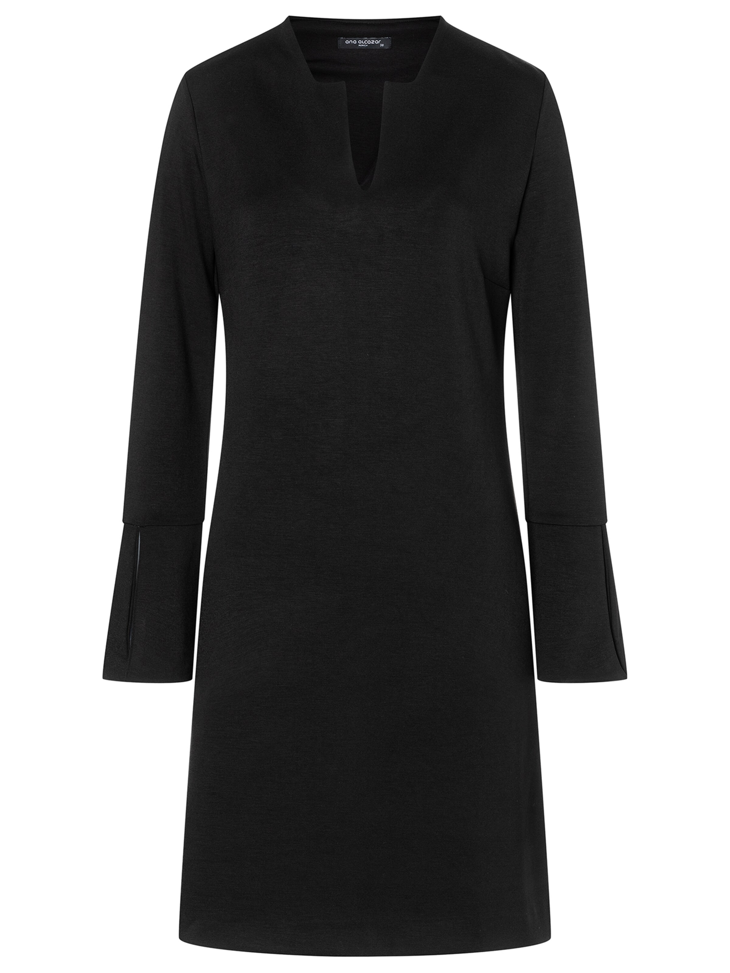 Ana Alcazar Jurk ' Sebari ' in Zwart: voorkant