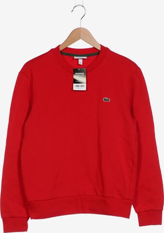 LACOSTE Sweatshirt & Zip-Up Hoodie in S in Red: front