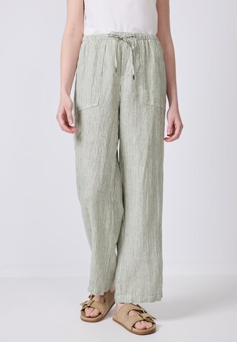 Street One Studio Loose fit Pants in Green: front