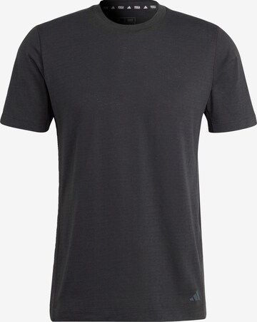 ADIDAS PERFORMANCE Functioneel shirt in Zwart: voorkant