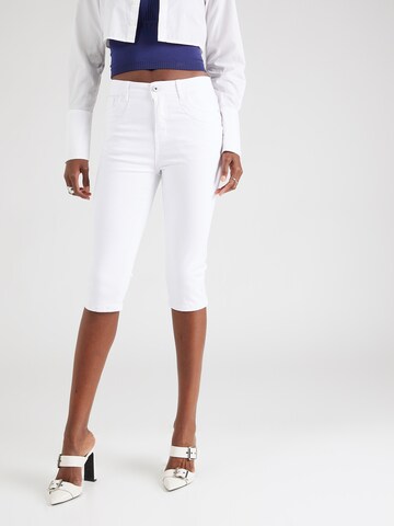 ZABAIONE Slimfit Jeans 'Ru44bina' in Wit: voorkant