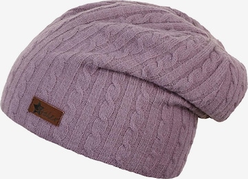 STERNTALER Beanie in Purple: front