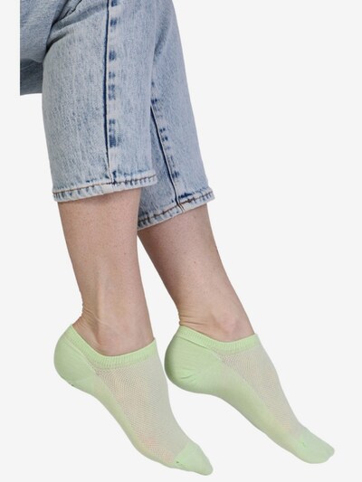 Sokisahtel Sokker 'RONJA low-cut cotton socks' i 36-40 i grøn, Produktvisning