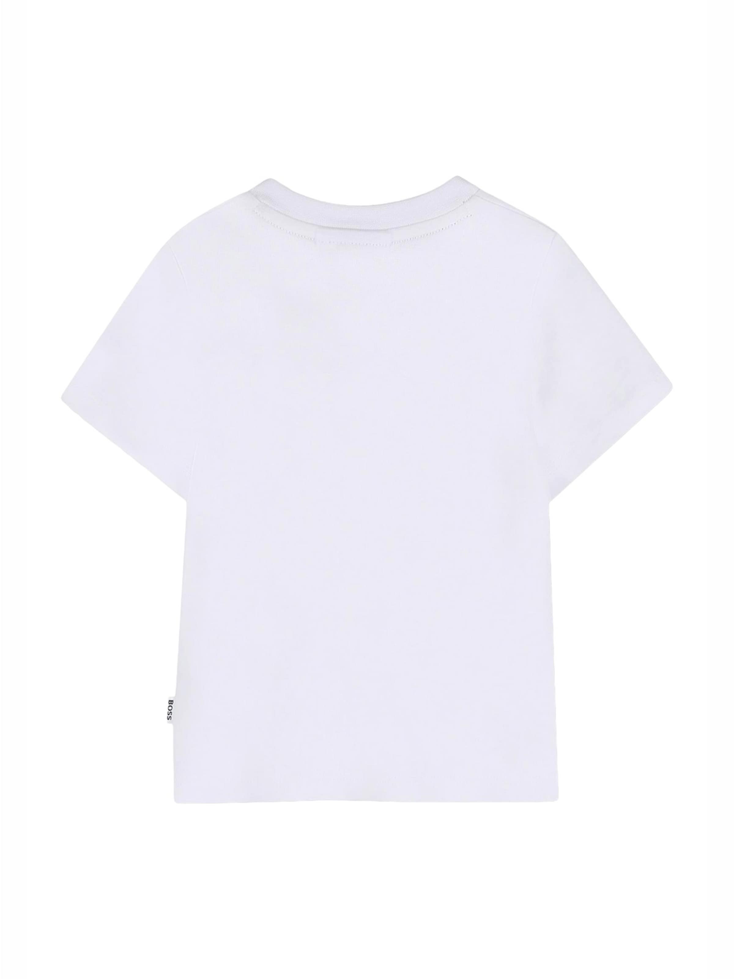 T-Shirt 'T-shirt bianca per bambino' BOSS en blanc