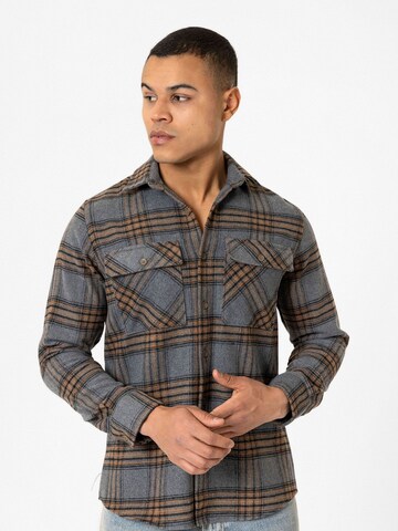 Williot - Ajuste regular Camisa 'Salvatore' en gris
