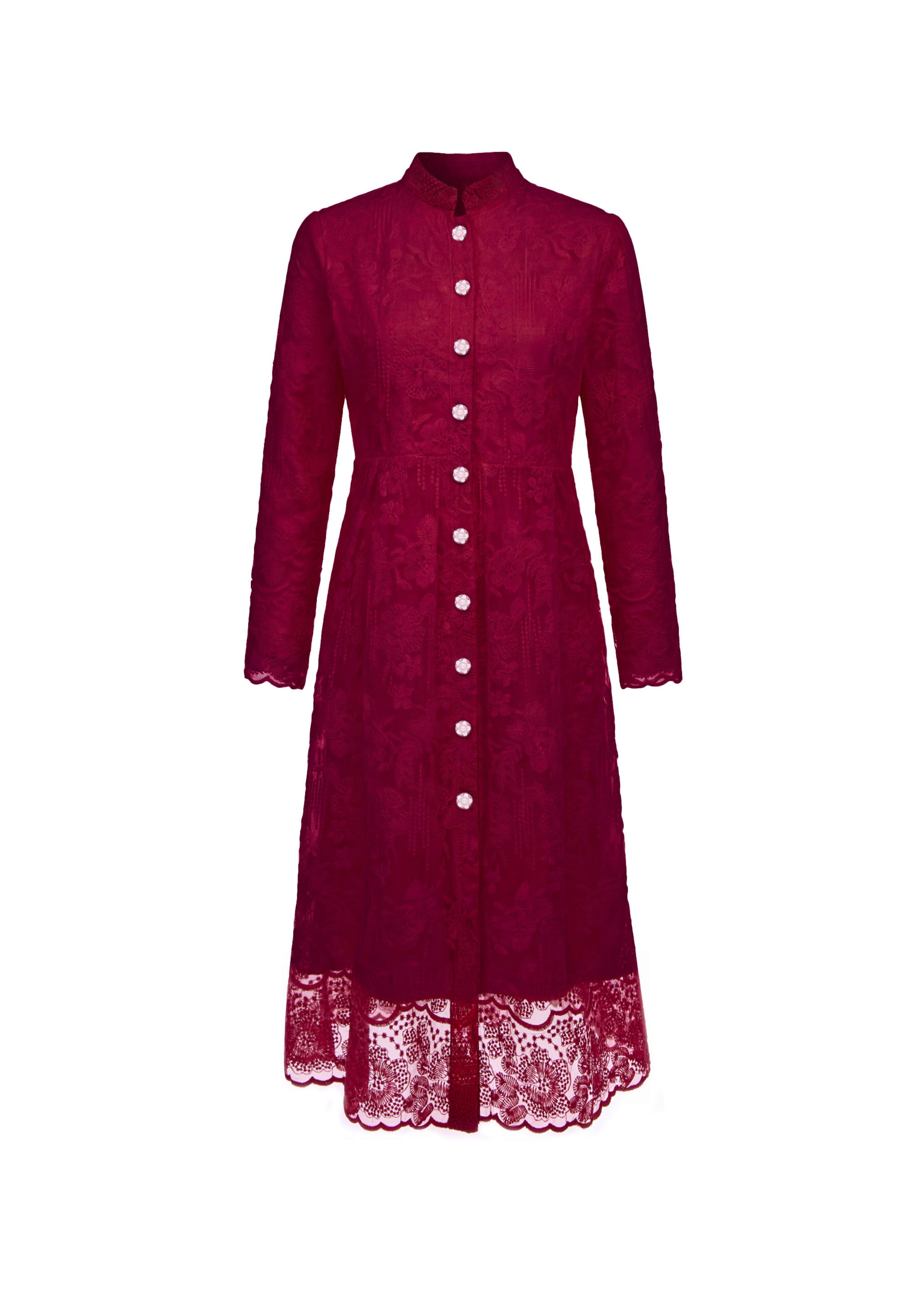 Usha Jurk in Rood: voorkant