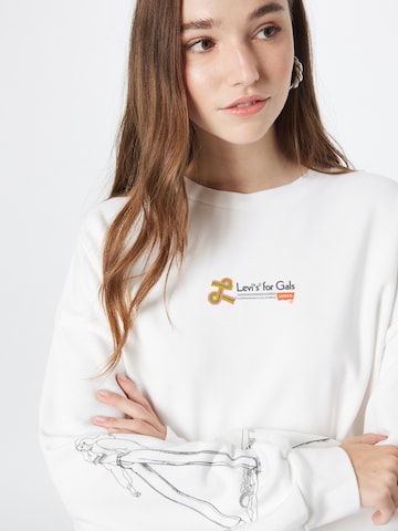 LEVI'S ® Sweatshirt 'Graphic Prism Crew' in White