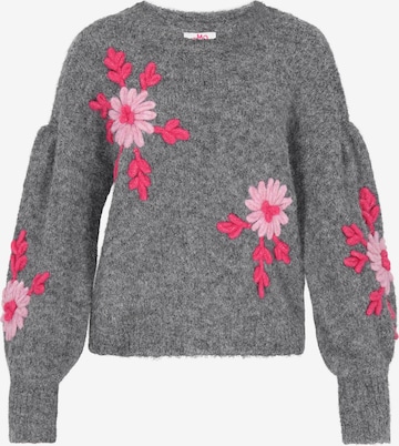 pilka MYMO Laisvas megztinis: priekis