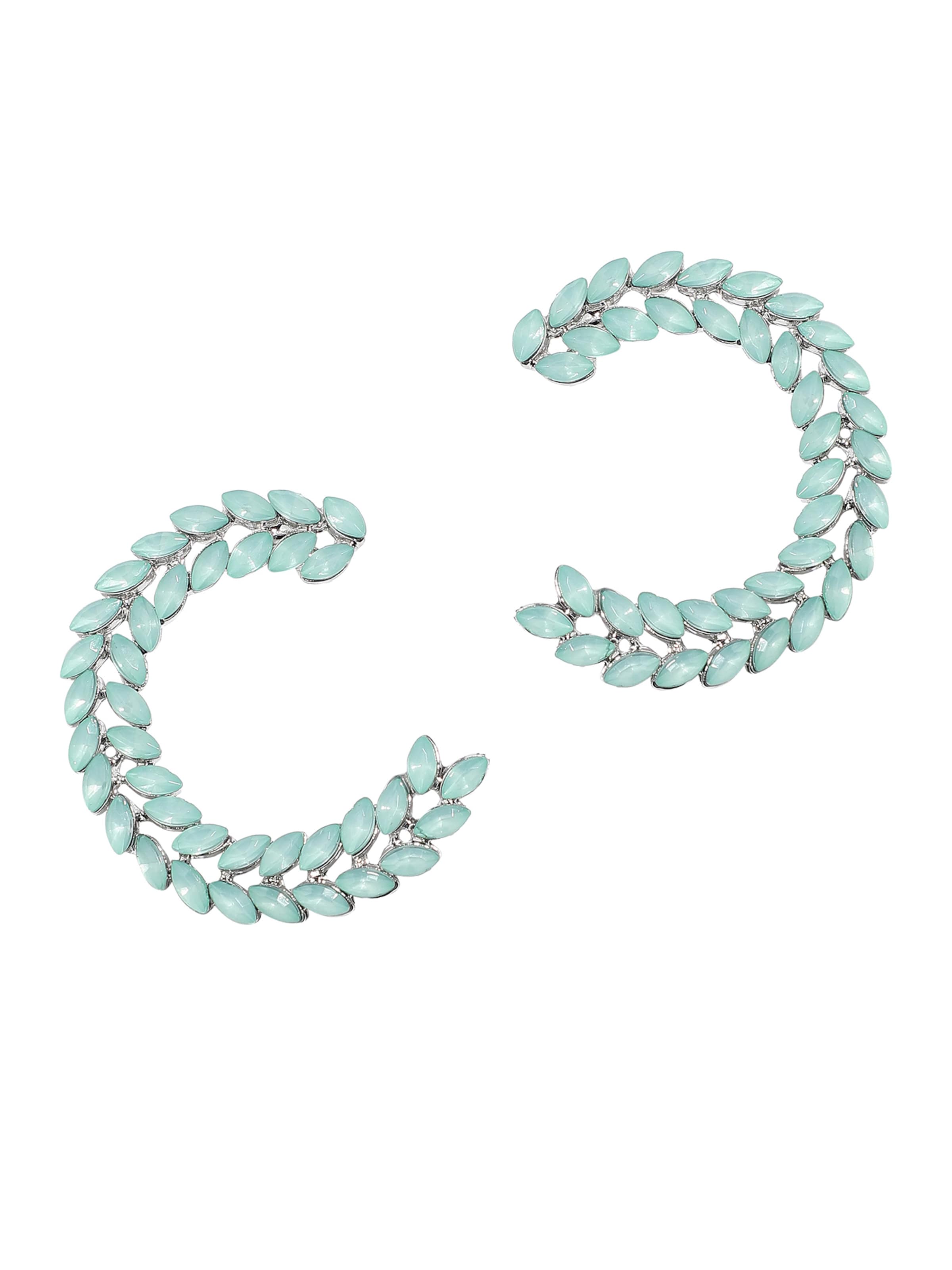 Boucles d'oreilles 'Linnette' SOHI en vert : devant