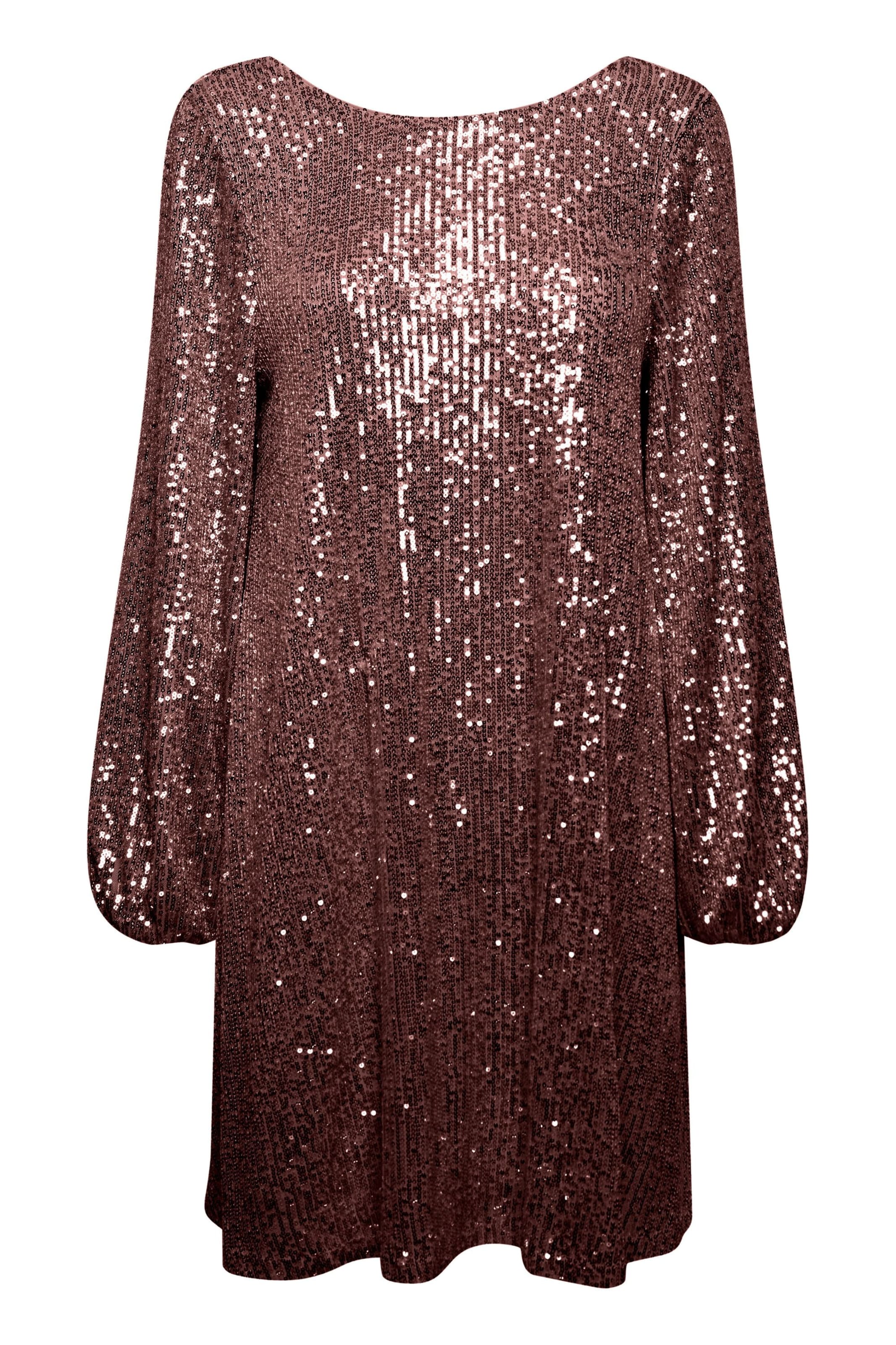 ICHI Sukienka koktajlowa w kolorze brązowy: przód