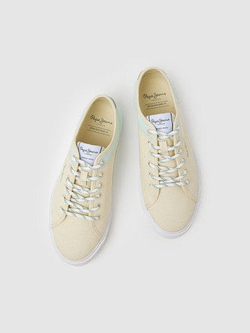 Pepe Jeans Låg sneaker 'Kenton Road' i gul