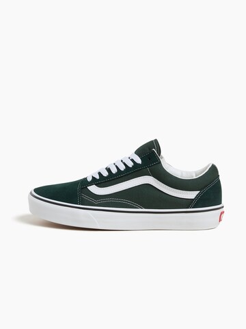 VANS Platform trainers 'Old Skool' in Green: front