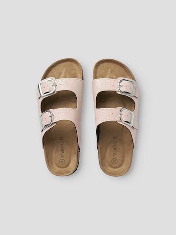 Sandale 'NKFFLORA' de la NAME IT pe alb