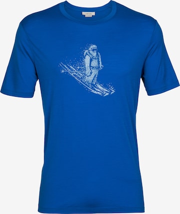 ICEBREAKER Functioneel shirt in Blauw: voorkant