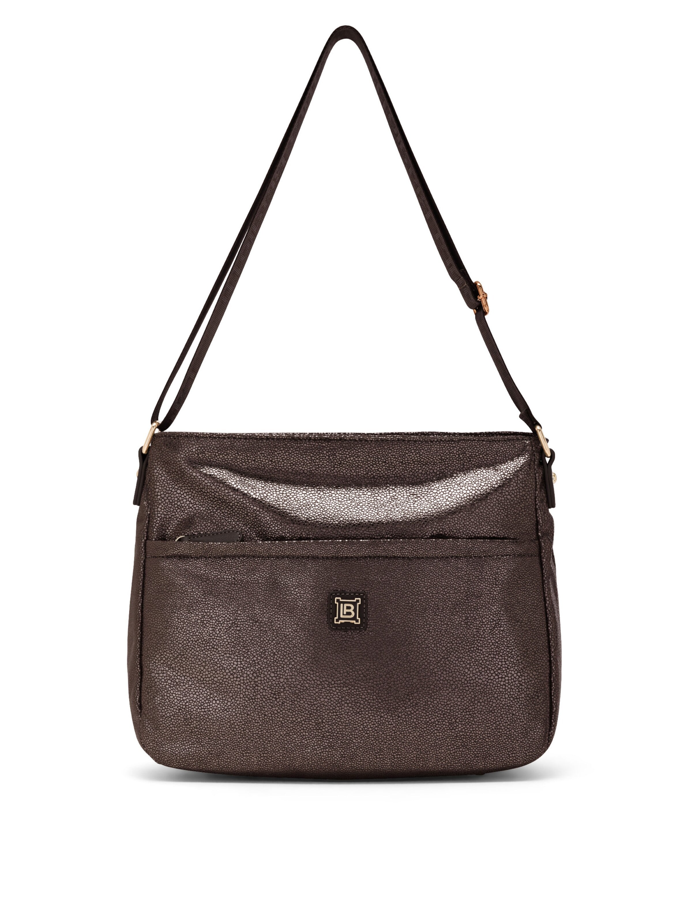 Laura Biagiotti Crossbody bag 'Tapiro 12' in Brown: front