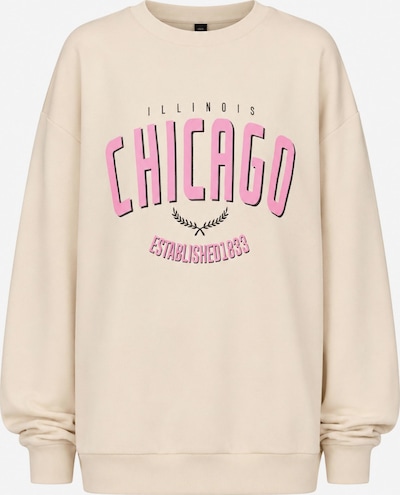 Worldclassca Oversizepullover 'Chicago' in S-L in beige, Produktansicht