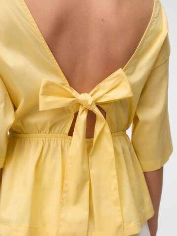 VERO MODA Bluse 'VMLotus' in Gelb