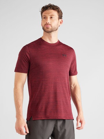 T-Shirt fonctionnel 'Tech Vent' UNDER ARMOUR en marron : devant