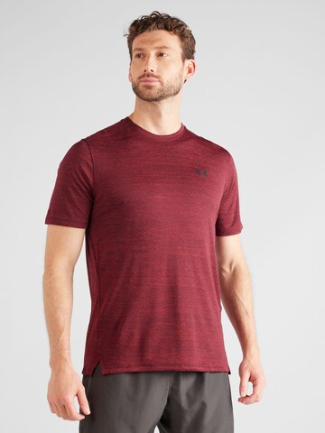 UNDER ARMOUR Performance shirt 'Tech Vent' in Brown: front