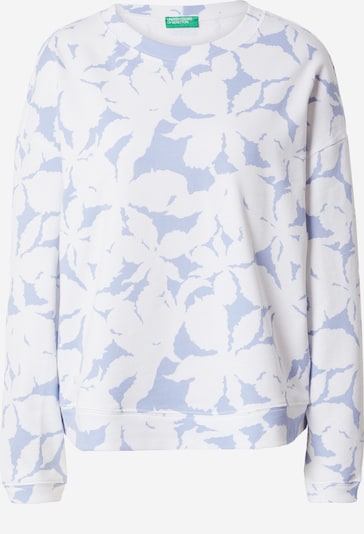 UNITED COLORS OF BENETTON Μπλούζα φούτερ σε γαλάζιο / λευκό, Άποψη προϊόντος