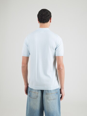 Pulover de la No Excess pe albastru: spate