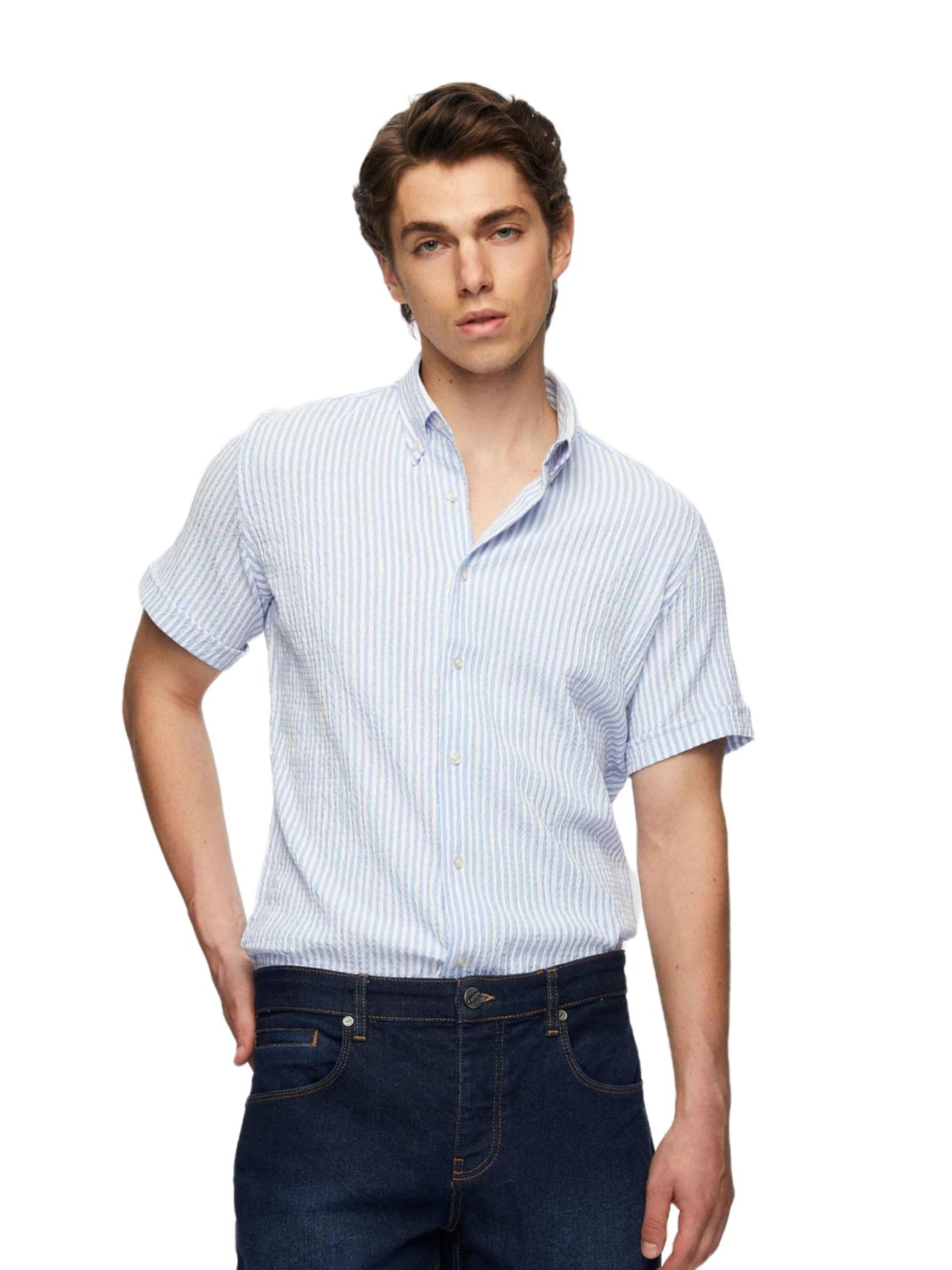 D’S Damat Shirt in Blauw