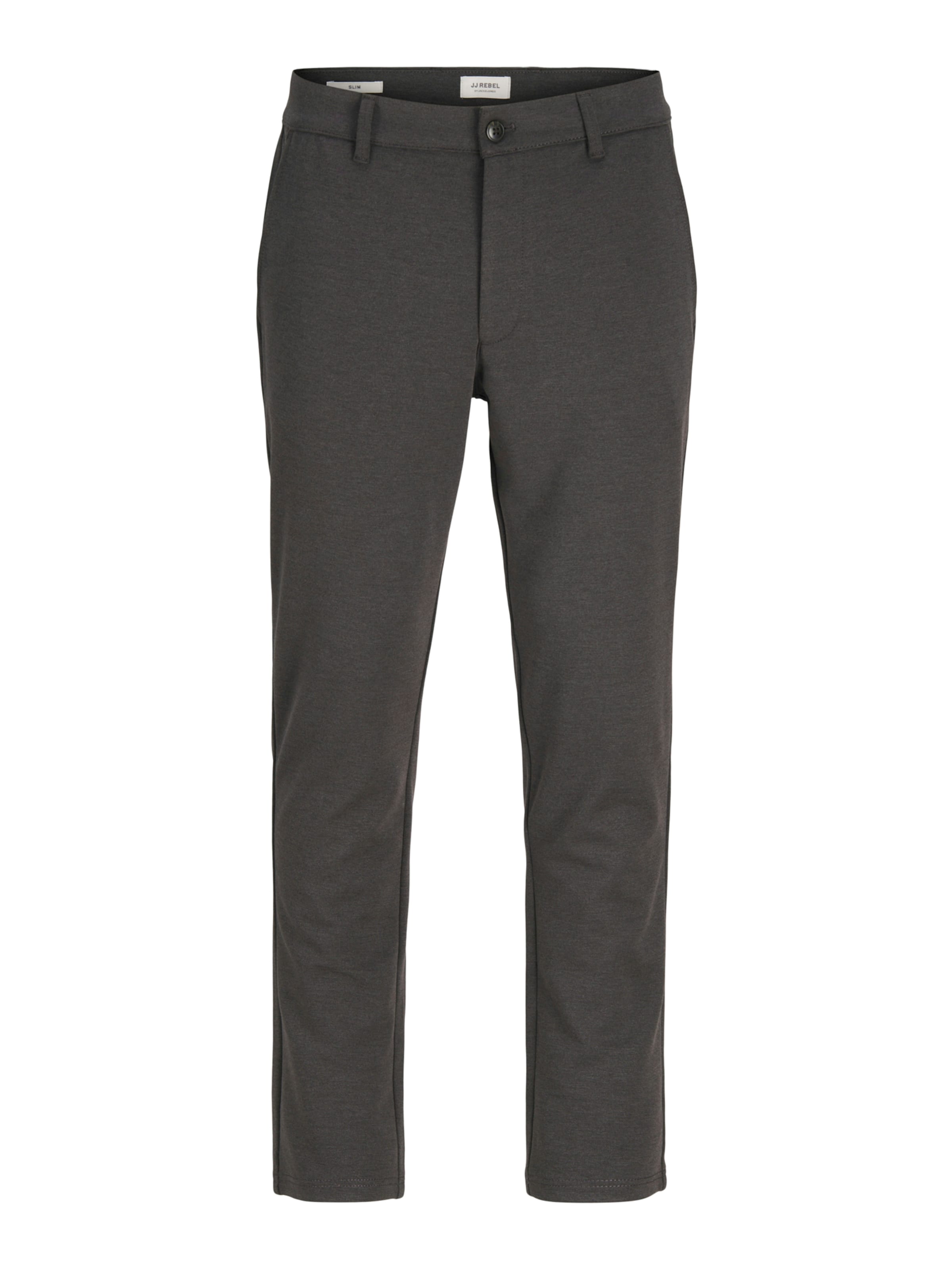 JJ Rebel Slim fit Chino trousers 'JREBMICHAEL' in Grey: front