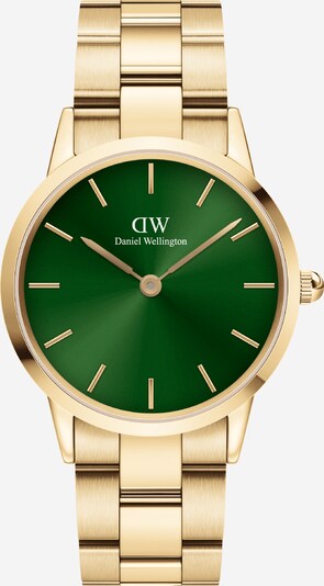 Analoginis (įprasto dizaino) laikrodis 'Iconic Link Emerald G Green' iš Daniel Wellington, spalva – Auksas / žolės žalia, Prekių apžvalga