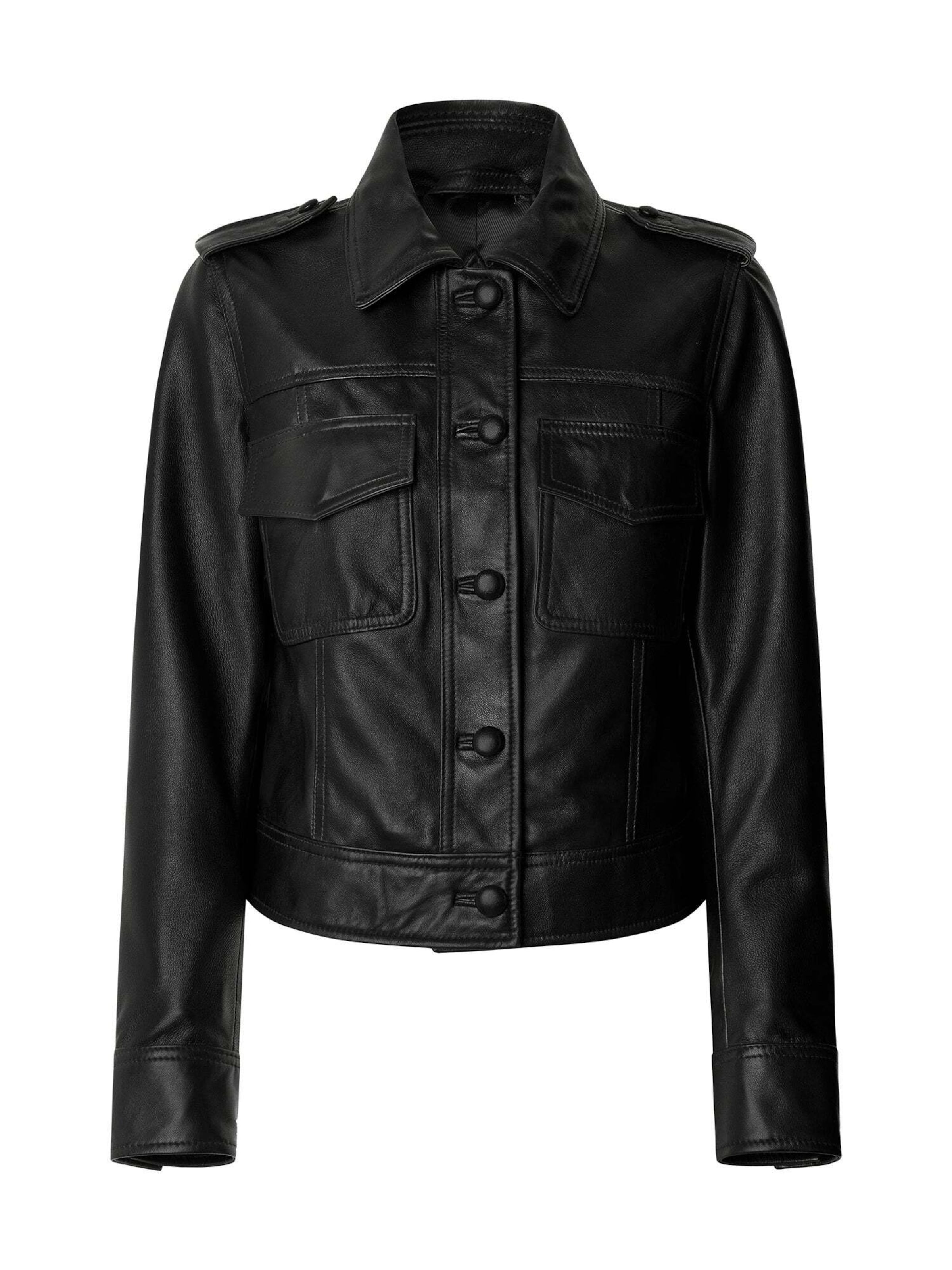 Pepe Jeans Veste mi-saison 'Nonde' en L en noir, Vue avec produit