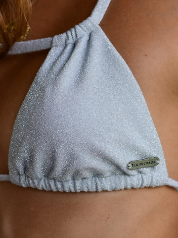 La Michaux Bandeau Bikinitoppi 'OLIVIA' värissä hopea