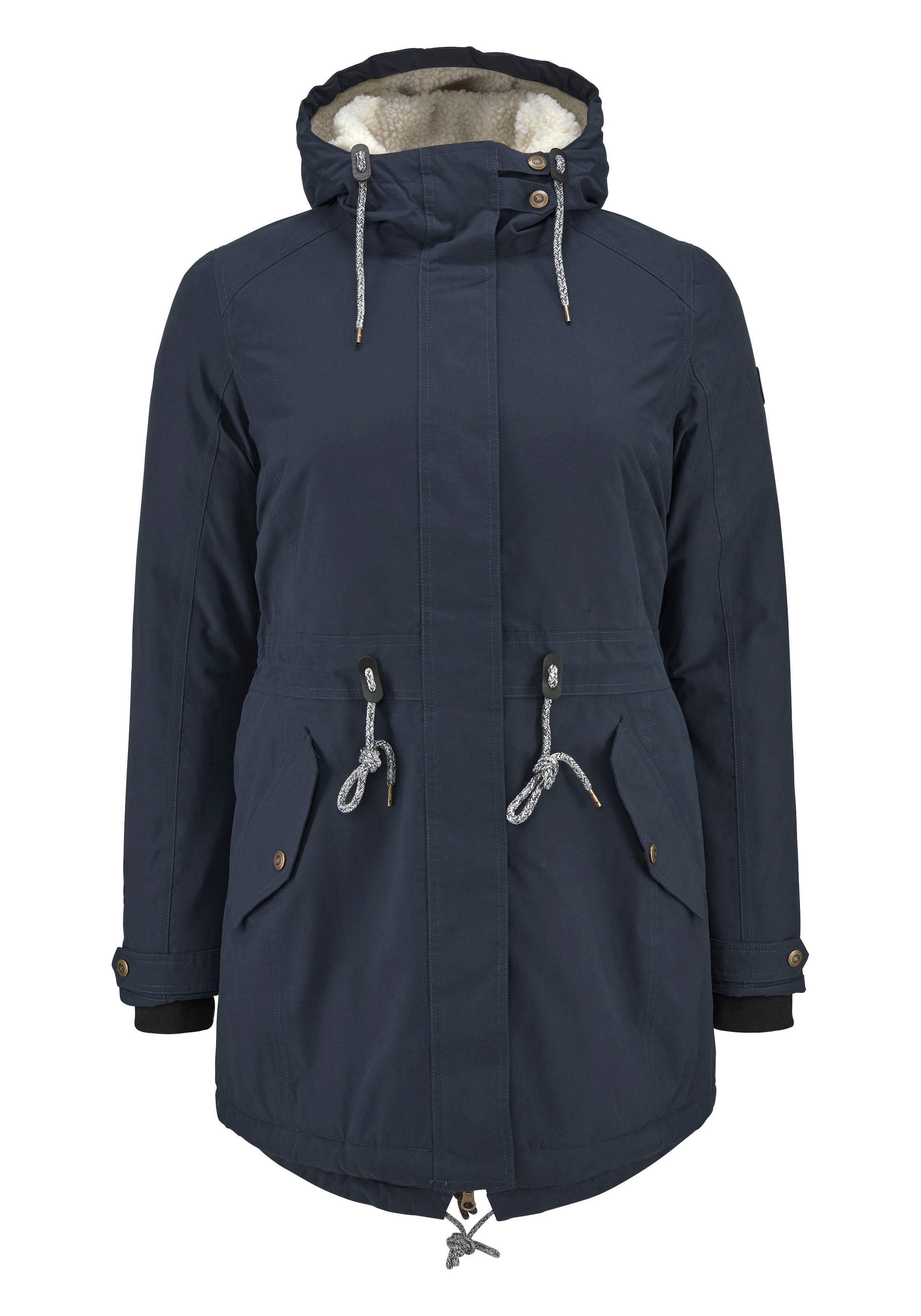 POLARINO Funktionsjacke in Blau: Vorderseite