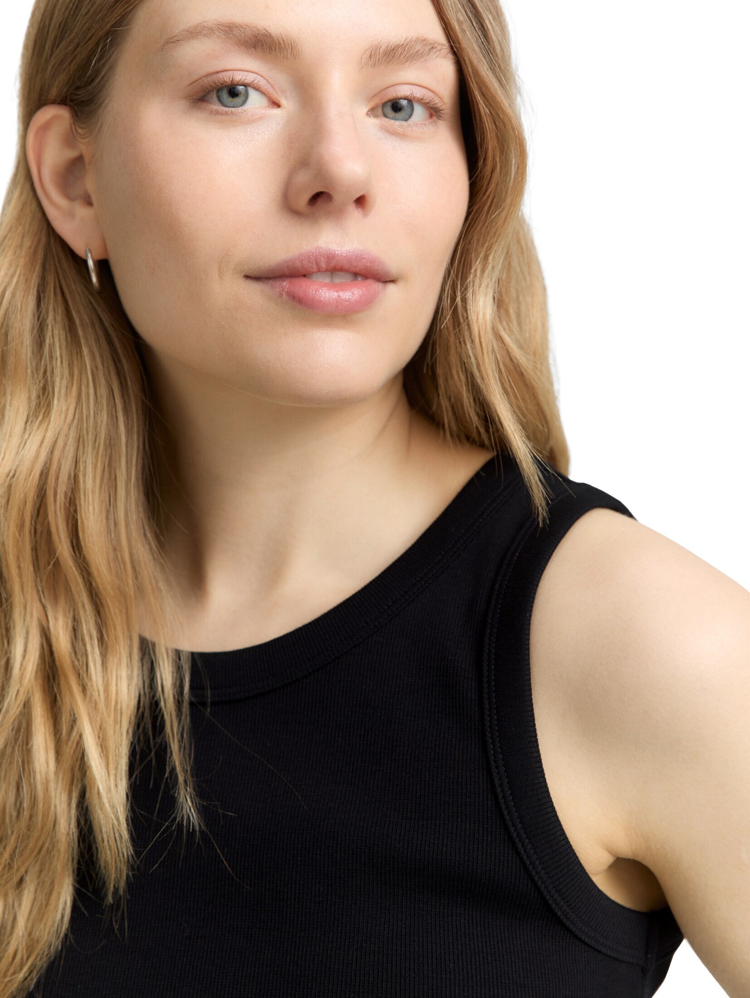 TOM TAILOR Top in Zwart