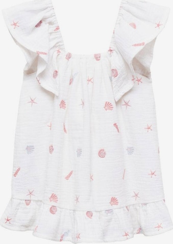 MANGO KIDS Dress in White: front