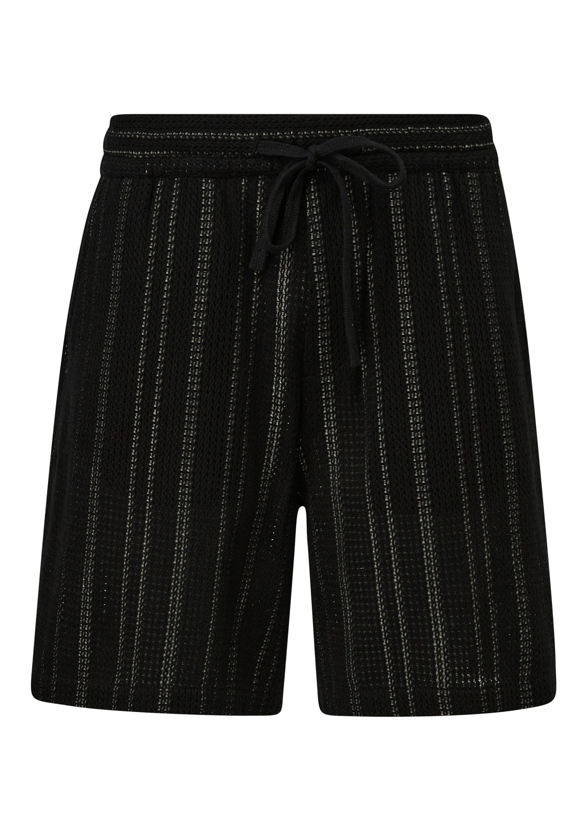 Pantalon QS en noir : devant