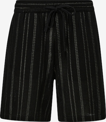 Pantalon QS en noir : devant