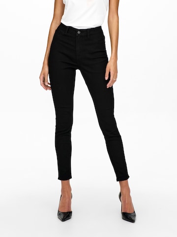 JDY Skinny Jeans 'Tulga' in Zwart: voorkant