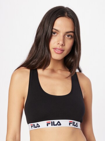FILA Bralette Bra in Black: front