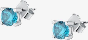 La Petite Story Earrings in Blue: front