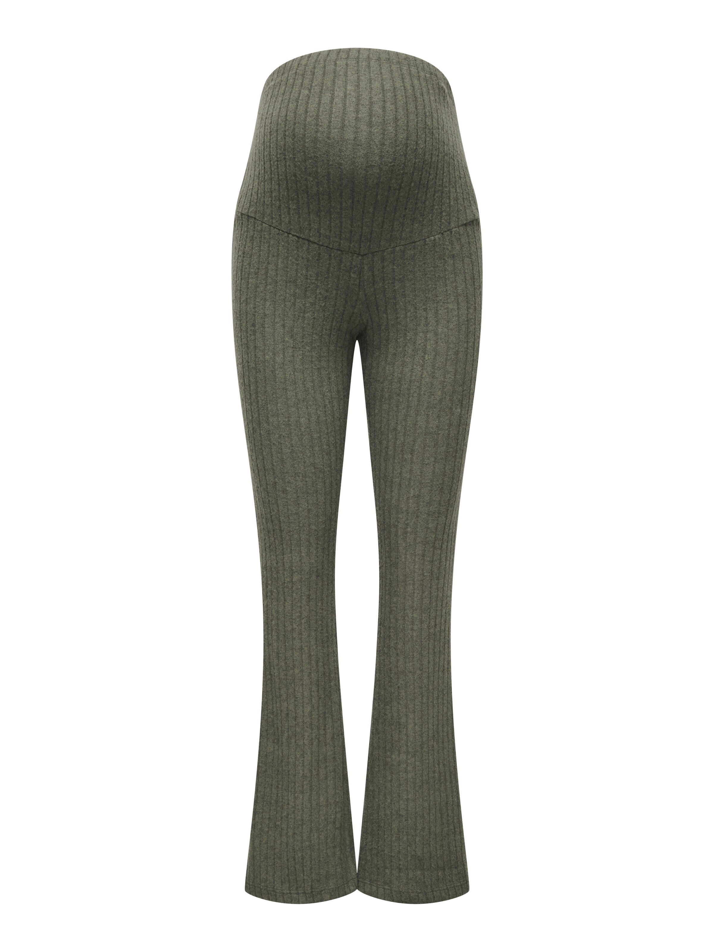 Only Maternity Flared Broek 'OLMLOLA' in Groen